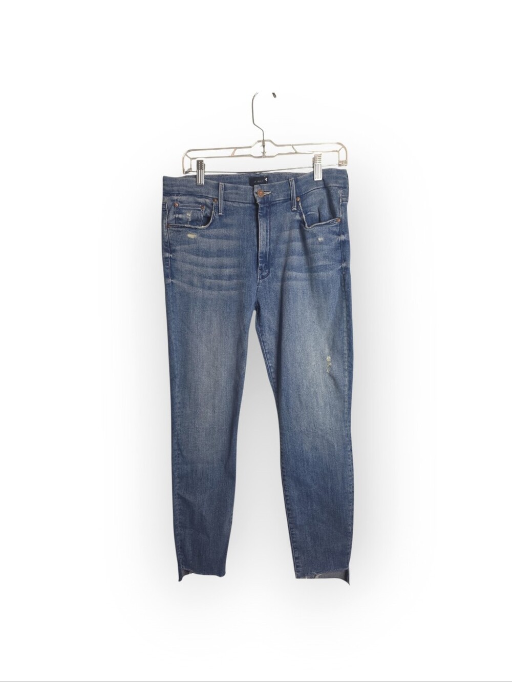 Womens MOTHER Looker Ankle Step Fray jeans, size 31